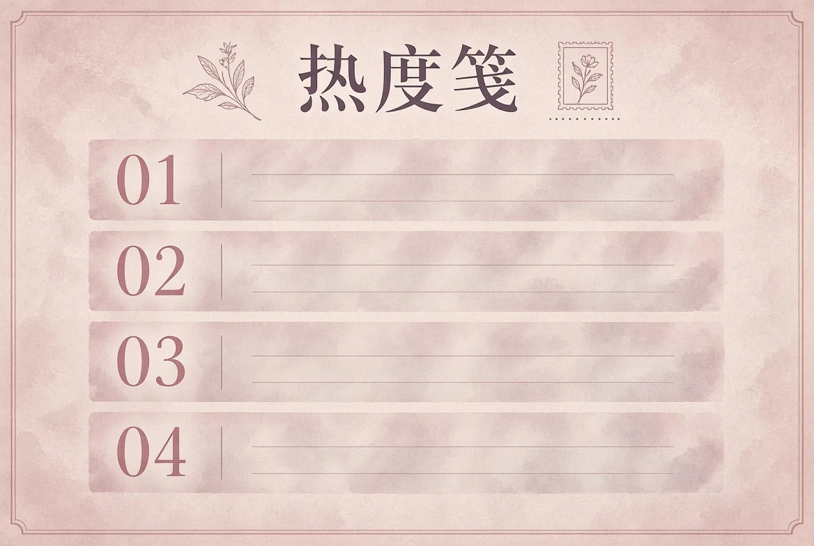 热度笺视觉
